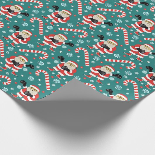 ボクシングクリスマスプレゼント ラッピングペーパー (角)