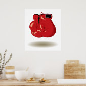 ボクシングクールエンブレム ポスター (キッチン)