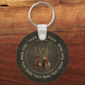 ボクシンググローブキーチェーン キーホルダー (正面)