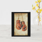 ボクシンググローブスポーツボクサープロンプトヴィンテージmma 1 カード (黄色い花)