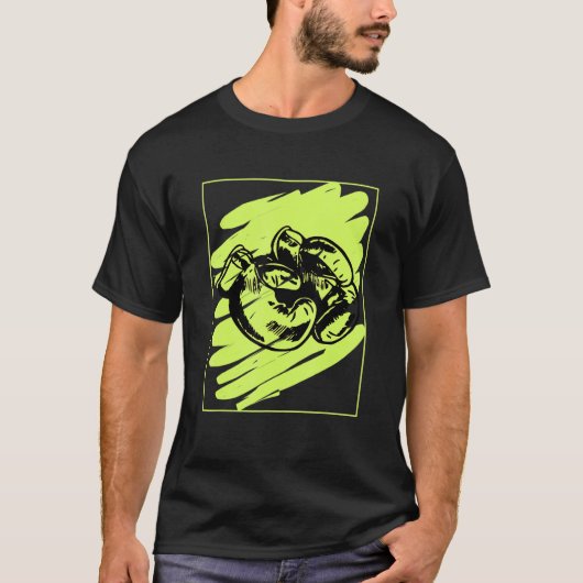 ボクシンググローブスポーツ Tシャツ (正面)