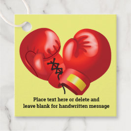 ボクシンググローブデザイン特典カード フェイバータグ