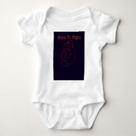 ボクシンググローブファイトファンギフトまたは現在のクリスマス ベビーボディスーツ