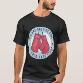 ボクシンググローブファイト引用文 Tシャツ (正面)