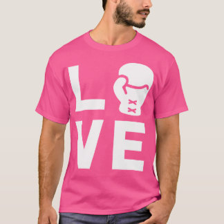 ボクシンググローブボククールサーTシャツギフトとの愛 Tシャツ