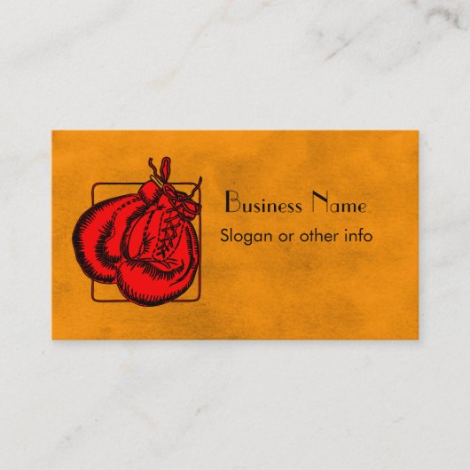 ボクシンググローブ 名刺 (正面)