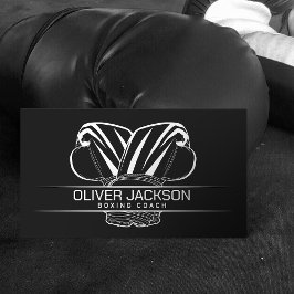 ボクシングコーチクールミニマル 名刺