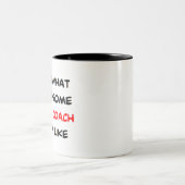 ボクシングコーチ素晴らし、 ツートーンマグカップ (中央)