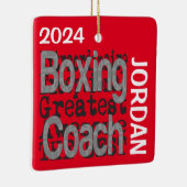 ボクシングコーチ超並外カスタム セラミックオーナメント (右)