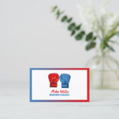 ボクシングジム 名刺 (スタンド正面)