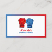 ボクシングジム 名刺 (正面)