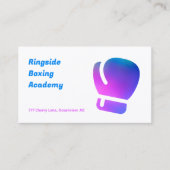 ボクシングジムQR 名刺 (正面)