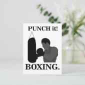 ボクシングスポーツパンチイットボクシング ポストカード (スタンド正面)