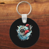 ボクシングスロッスとボクシンググローブキックボクシおもしろいングB キーホルダー (正面)