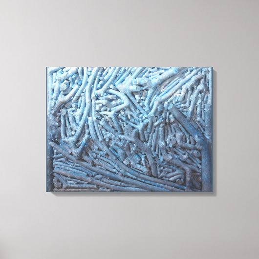 ボクシングス：青 キャンバスプリント (正面)