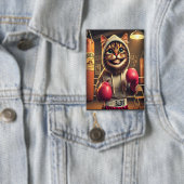 ボクシングチャンプ?ーボクシング手袋猫 缶バッジ (インサイチュ)