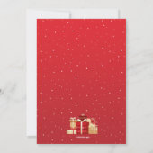 ボクシングデイ招待状インレッド 招待状 (裏面)