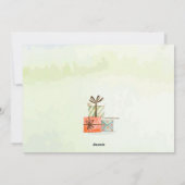 ボクシングデイ雪だるまホリデーカード シーズンカード (裏面)