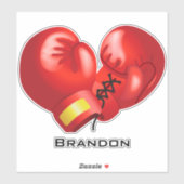 ボクシングデザイン等高線シール シール (シート)