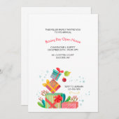 ボクシングデーの休暇のお誘い 招待状 (正面/裏面)