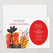 ボクシングデー オーバル 招待状 (正面/裏面)