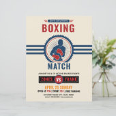ボクシングトーナメントフライヤーテンプレート (スタンド正面)