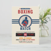 ボクシングトーナメントフライヤーテンプレート 招待状 (スタンド正面)