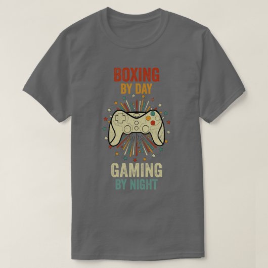 ボクシングバイデイゲーム Tシャツ (デザイン正面)