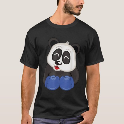 ボクシングパンダベア Tシャツ (正面)