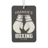 ボクシングパーソナライズされたクラブボクサージムファイターグローブ カーエアーフレッシュナー (裏面)