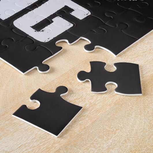 ボクシングパーソナライズされたクラブボクサージムファイターグローブ ジグソーパズル (側面)