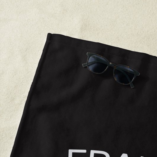 ボクシングパーソナライズされたクラブボクサージムファイターグローブ ビーチタオル (インサイチュ)