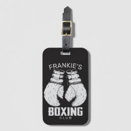 ボクシングパーソナライズされたクラブボクサージムファイターグローブ ラゲッジタグ