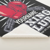 ボクシングパーソナライズされた手袋戦闘機チャンピオンボクサー シェルパブランケット (3/4)