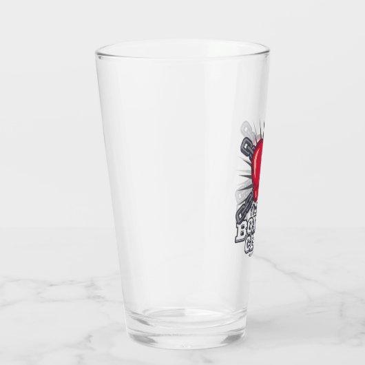 ボクシングパーソナライズされた手袋戦闘機チャンピオンボクサー タンブラーグラス (右)