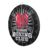 ボクシングパーソナライズされた手袋戦闘機チャンピオンボクサー ダーツボード (正面右)