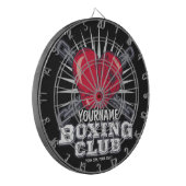 ボクシングパーソナライズされた手袋戦闘機チャンピオンボクサー ダーツボード (正面左)