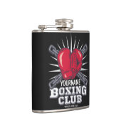 ボクシングパーソナライズされた手袋戦闘機チャンピオンボクサー フラスク (右)