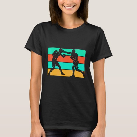 ボクシングファイター レトロ Tシャツ (正面)