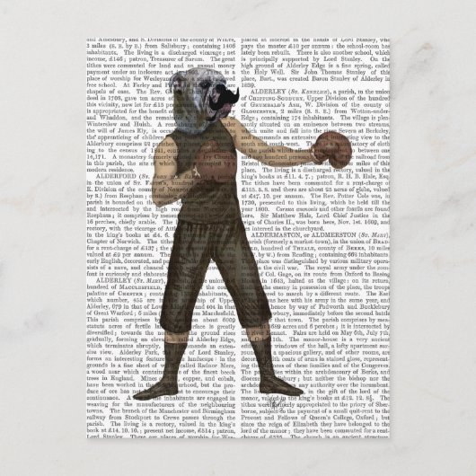 ボクシングブルドッグフル ポストカード (正面)