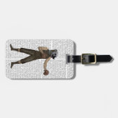 ボクシングブルドッグフル ラゲッジタグ (正面横)