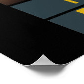 ボクシングボクサートレーニング引用文ラップトレインリピート ポスター (角)