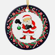 ボクシングボクサーホリデーギフトセラミックオーナメント