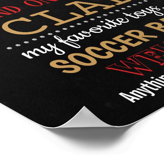 ボクシングボクサー誕生日パーティーの黒板サイン ポスター (角)