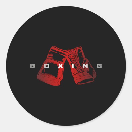 ボクシングボクシング ラウンドシール (正面)