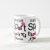 ボクシングマグススポーツ コーヒーマグカップ (正面右)