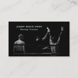 ボクシングマッチチャンピオン、ボクサー、ボクシングトレーナー 名刺