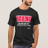 ボクシングメンブラック Tシャツ (正面)
