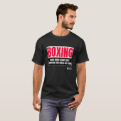 ボクシングメンブラック Tシャツ (正面フル)