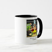 ボクシングユーモアのマグギフト マグカップ (正面右)